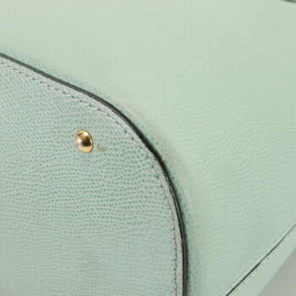 Celine leather shoulder bag crossbody handbag tote green - Picture 11 of 14